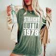 Straight Outta 1978 Womenintage 1978 Birth Of Birthday レディースオーバーサイズコンフォートTシャツ Moss
