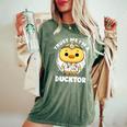 Trust Me I'm A Ducktor Duck Nurse 小児科医 レディースオーバーサイズコンフォートTシャツ Moss
