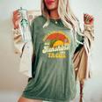 サンシャインとタコスが大好きな女の子-タコス好きメキシコ レディースオーバーサイズコンフォートTシャツ Moss