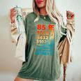 面白い85歳の誕生日の古いメーター 面白い85歳のギフト 女性 男性 面白い電卓 85歳の誕生日のギフト レディースオーバーサイズコンフォートTシャツ Moss