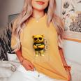 19歳 2007年4月 テディベア 19歳 誕生日 男性 女性 レディースオーバーサイズコンフォートTシャツ Mustard