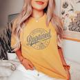 Baptized 2025 Baptism Christian Jesus Christ God Church Women's Oversized Comfort T-Shirt Mustard