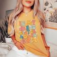 In My Big Sister Again Era Groovy Big Sister Announcement Women's Oversized Comfort T-Shirt Mustard In My Big Sister Again Era Groovy Big Sister Announcement Women's Oversized Comfort T-Shirt Mustard