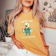 Trust Me I'm A Ducktor メディカルしゃれクワック ダックドクター レディースオーバーサイズコンフォートTシャツ Mustard