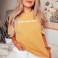My Wifetabs People Wife Quote レディースオーバーサイズコンフォートTシャツ Mustard