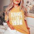 Straight Outta 1996 Womenintage 1996 Birth Of Birthday 長袖tシャツ レディースオーバーサイズコンフォートTシャツ Mustard