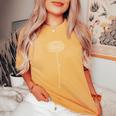 シングル ダリアの花 レディースオーバーサイズコンフォートTシャツ Mustard