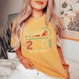 ヴィンテージ 2001 25歳の誕生日プレゼント 男性 女性 25歳 レディースオーバーサイズコンフォートTシャツ Mustard