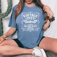 29歳 誕生日 男性女性intage 1997年1997年生まれ レトロデザインブランド 長袖tシャツ レディースオーバーサイズコンフォートTシャツ Blue Jean
