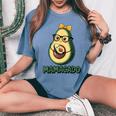 Mamacado Pregnant Avocado Mom Pun レディースオーバーサイズコンフォートTシャツ Blue Jean