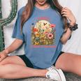 Sade 名前 かわいい レトロ 女の子 ワイルドフラワーade 名前 長袖tシャツ レディースオーバーサイズコンフォートTシャツ Blue Jean