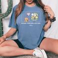 ミニオンズ ボブ&ティム Be Kind Think Kindtay Kind 長袖tシャツ レディースオーバーサイズコンフォートTシャツ Blue Jean