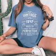 ヴィンテージ 1947 79歳の誕生日プレゼント 男性 女性 79歳 レディースオーバーサイズコンフォートTシャツ Blue Jean