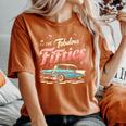 50S ロカビリー 1950年代 The Fabulous Fifties ロックンロール レディースオーバーサイズコンフォートTシャツ Yam