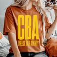 Cheese Beef Agency レディースオーバーサイズコンフォートTシャツ Yam