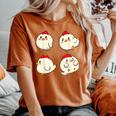 Chicken Chickens Cute Kawaii Anime Kawaii Japan レディースオーバーサイズコンフォートTシャツ Yam