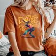 Cool Girls Breakdancing & Hip Hop Music Dancers Graffiti レディースオーバーサイズコンフォートTシャツ Yam