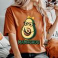 Mamacado Pregnant Avocado Mom Pun レディースオーバーサイズコンフォートTシャツ Yam