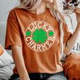 Lucky Charmer t Patrick's Day 男の子 女の子 キッズ レディースオーバーサイズコンフォートTシャツ Yam