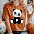Panda Lover 幼児 女の子 男の子 トゥイーン キッズ かわいいパンダ ユース レディースオーバーサイズコンフォートTシャツ Yam