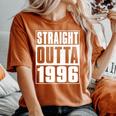 Straight Outta 1996 Womenintage 1996 Birth Of Birthday 長袖tシャツ レディースオーバーサイズコンフォートTシャツ Yam