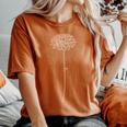 シングル ダリアの花 レディースオーバーサイズコンフォートTシャツ Yam