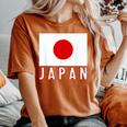 日本の国旗 男性 女性 キッズ レディースオーバーサイズコンフォートTシャツ Yam