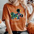 理科教師の定義面白い学校の男性と女性 レディースオーバーサイズコンフォートTシャツ Yam