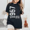 58歳の誕生日 男性 女性 58歳 1967年 誕生日プレゼント レディースオーバーサイズコンフォートTシャツ Black