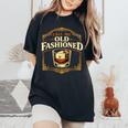 Call Me Old Fashioned Whiskey カクテル ドリンク ミクソロジスト レディースオーバーサイズコンフォートTシャツ Black