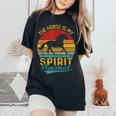 The Horse Is Mypirit アニマルシャツ entage Horse レディースオーバーサイズコンフォートTシャツ Black