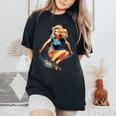 Pinup Girl スケートボード レディースオーバーサイズコンフォートTシャツ Black