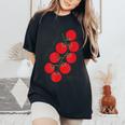 Pomodori Freschi Fresh Tomatoes Italianummer Tomatoes レディースオーバーサイズコンフォートTシャツ Black