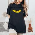 Vintage Dolce And Banana Novelty Graphic & Cool s レディースオーバーサイズコンフォートTシャツ Black