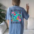Gulf Of Mexico Estd 1550 Turtle Be Salty And Resist Women's Oversized Comfort T-Shirt Back Print Blue Jean Gulf Of Mexico Estd 1550 Turtle Be Salty And Resist Women's Oversized Comfort T-Shirt Back Print Blue Jean