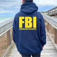 Fbi Bidenの指示に従うアパレル 面白い 男性 女性 レディース オーバーサイズ パーカー バックプリント Forest