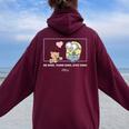 ミニオンズ ボブ&ティム Be Kind Think Kindtay Kind 長袖tシャツ レディース オーバーサイズ パーカー バックプリント Maroon