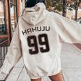 99 歳 白寿 祝い 99歳 99才 お祝い 男性 女性 白寿祝い 父 母 はくじゅ 背番号 バックプリント レディース オーバーサイズ パーカー バックプリント Sand