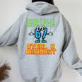 67 Bruhteal A Brainrot Meme 6 7 男の子 女の子 キッズ ユース レディース オーバーサイズ パーカー バックプリント Sport Grey