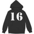 16番 16番 番号付き パーカー