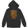 Bigfoot Alien Turkey Thanksgiving Friendsgiving Squad UFO Unisex Hoodie