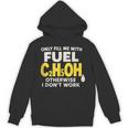 C2H5OH Fuel Chemistry Alcohol Molecule Science Humor Tank Top Unisex Hoodie
