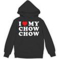 Dog I Love My Chow Chow Chow パーカー