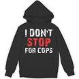 I Don'ttop For Cops ランニング用 パーカー