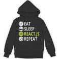 Eatleep ReactJs Repeat Javascriptプログラマー用 パーカー