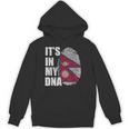 It's In My Dna ネパール ネパール国旗 指紋 パーカー