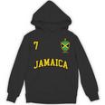 Jamaica チームサッカー ジャマイカ Number 7Occer パーカー