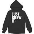 Just Brew It おもしろコーヒーシャツ パーカー