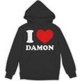 I Love Damon I Heart Damon 面白い名前 Damon パーカー
