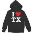I Love Tx Initials I Heart TX First Last NameX パーカー